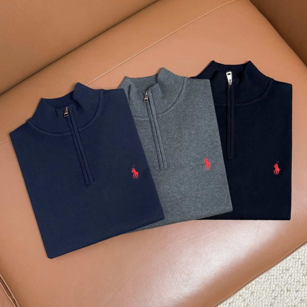 RL Quarter-Zip Winter Sweatshirt