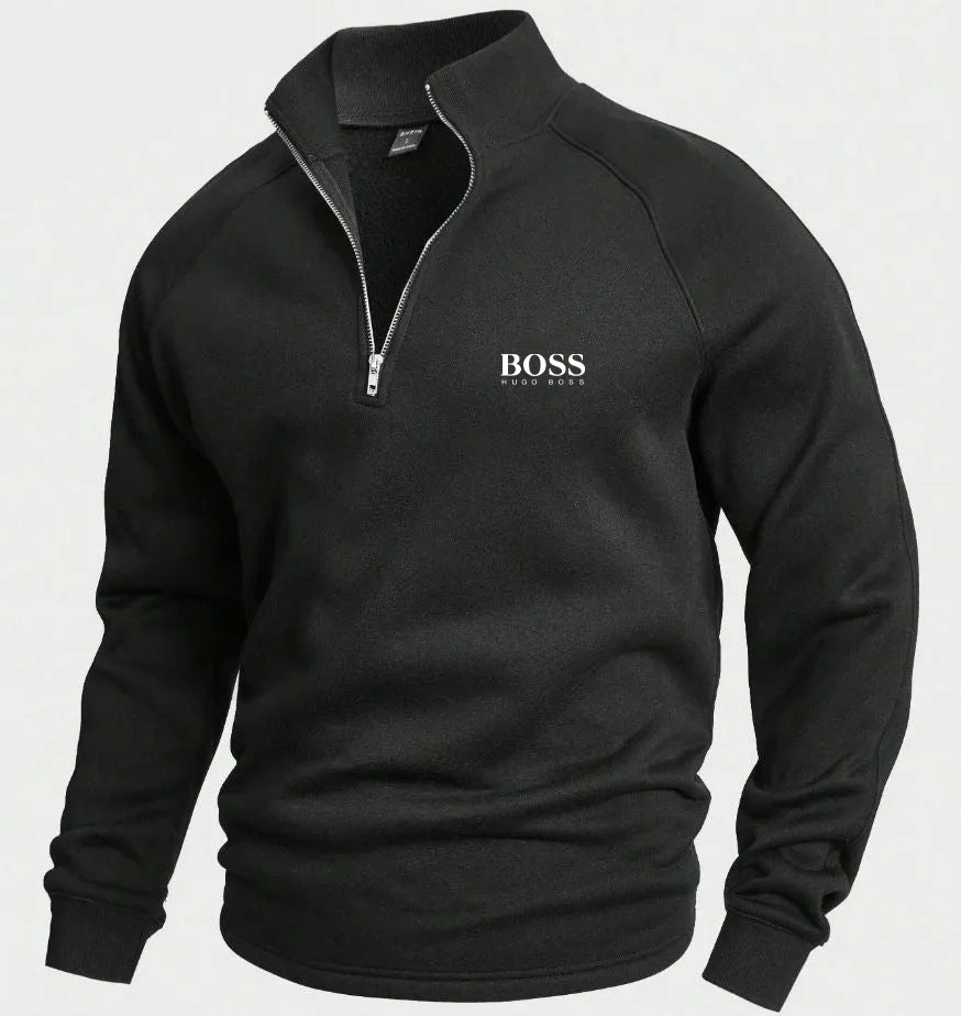 BSS Cotton Half Zip Jumper