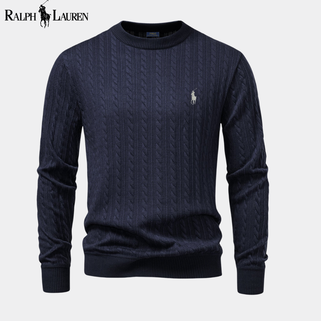 RL Striped Jacquard Sweater