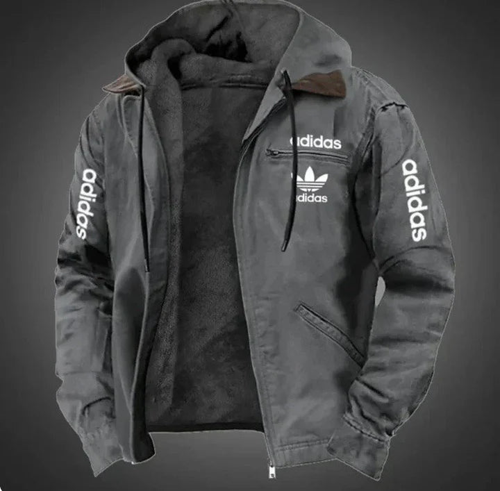 AD | Furry zippered sweatshirt