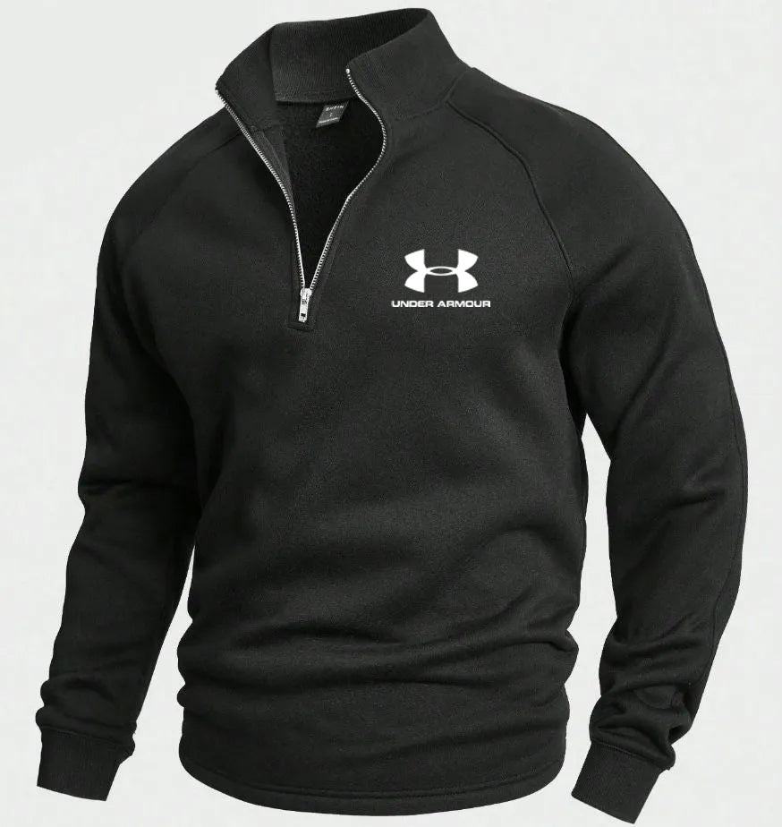 UA Cotton Half Zip Jumper