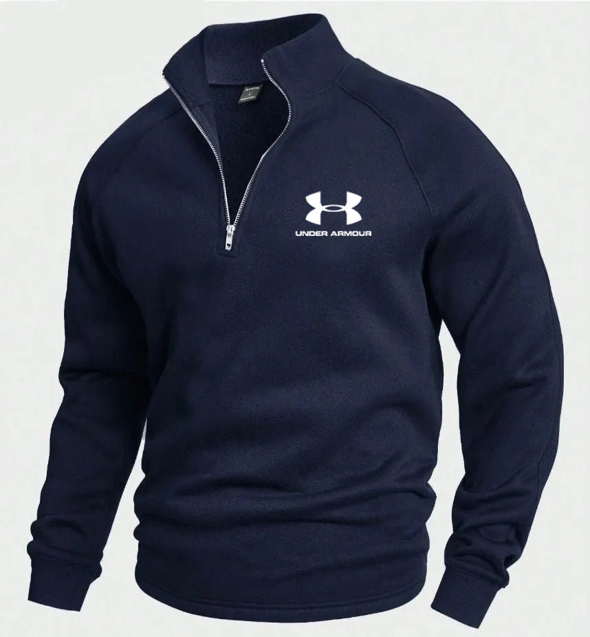 UA Cotton Half Zip Jumper