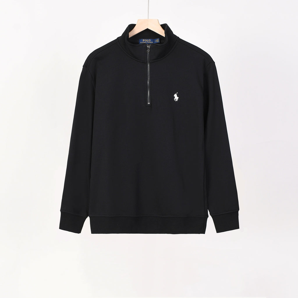 RL Quarter-Zip Cotton Sweatshirt