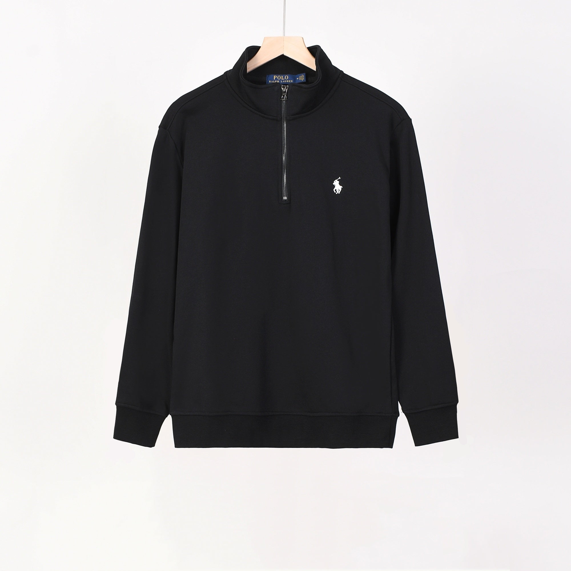 RL Quarter-Zip Cotton Sweatshirt