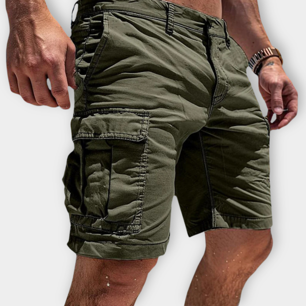 Elio Cotton Cargo Shorts
