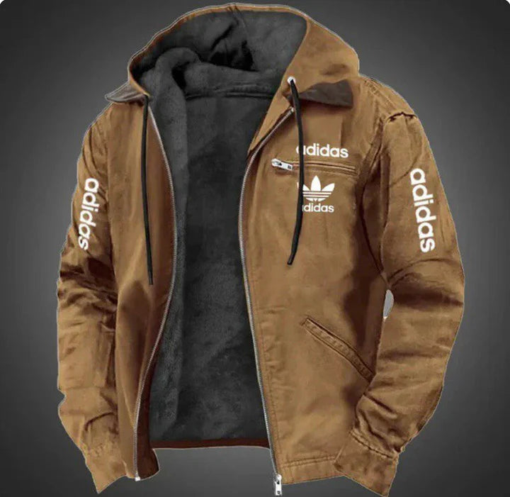 AD | Furry zippered sweatshirt