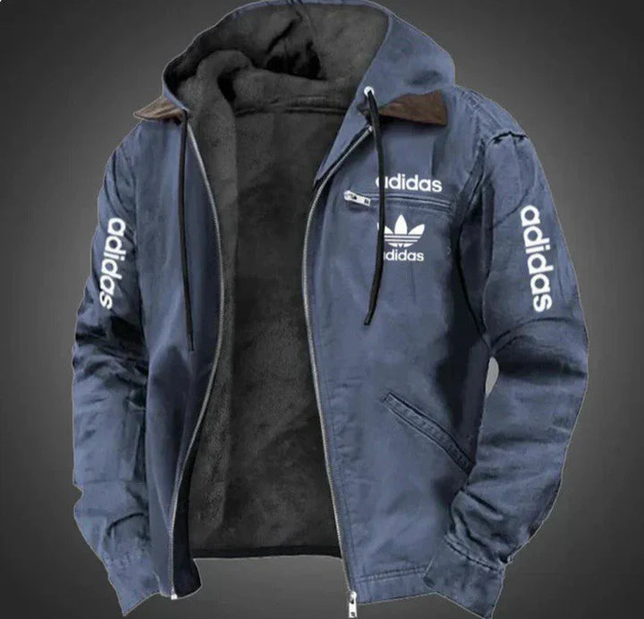 AD | Furry zippered sweatshirt