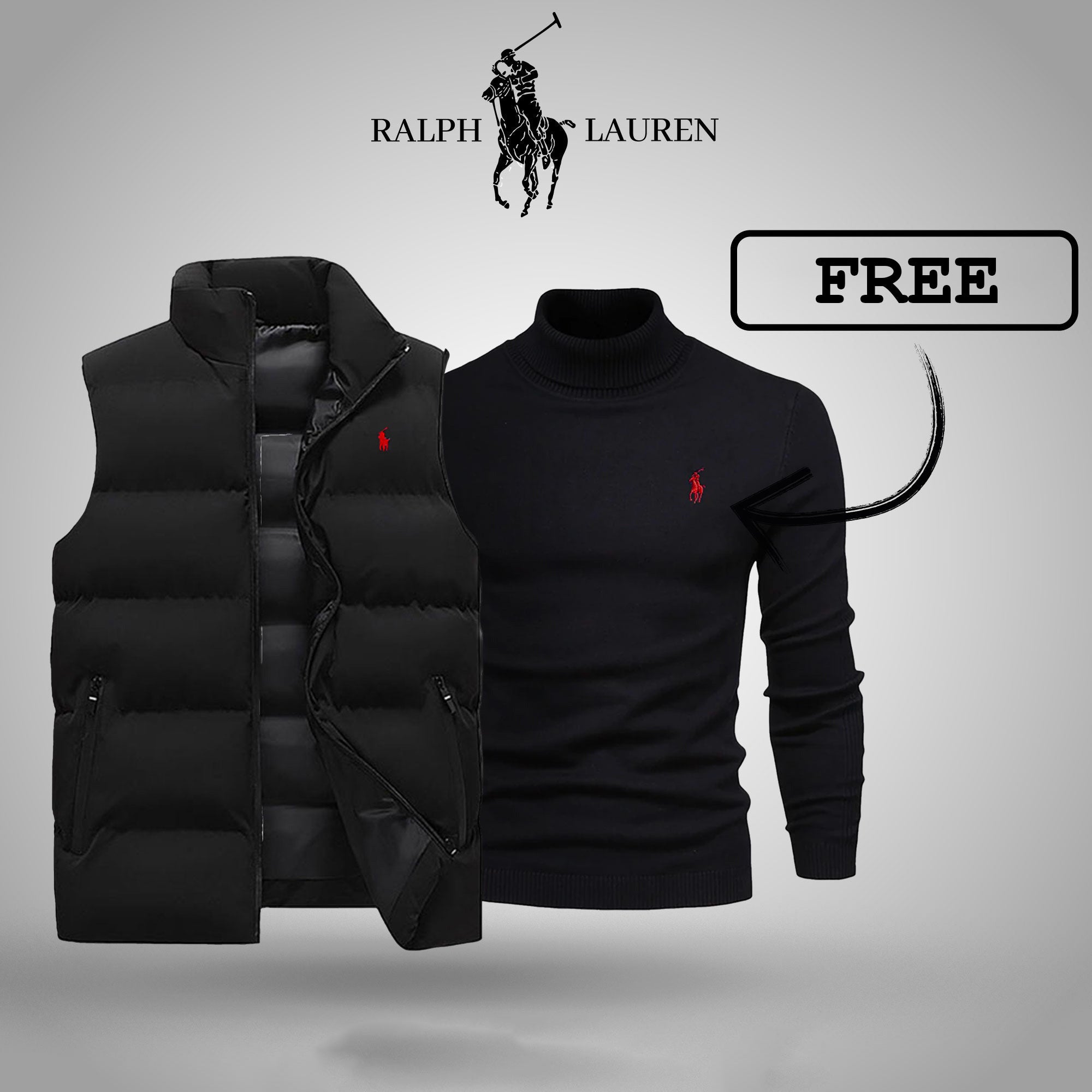RL Gilet +FREE Pullover