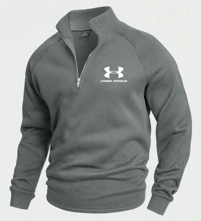 UA Cotton Half Zip Jumper