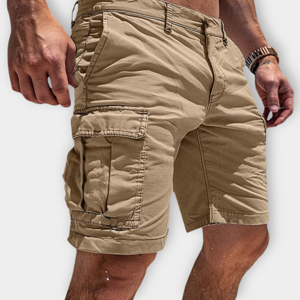 Elio Cotton Cargo Shorts