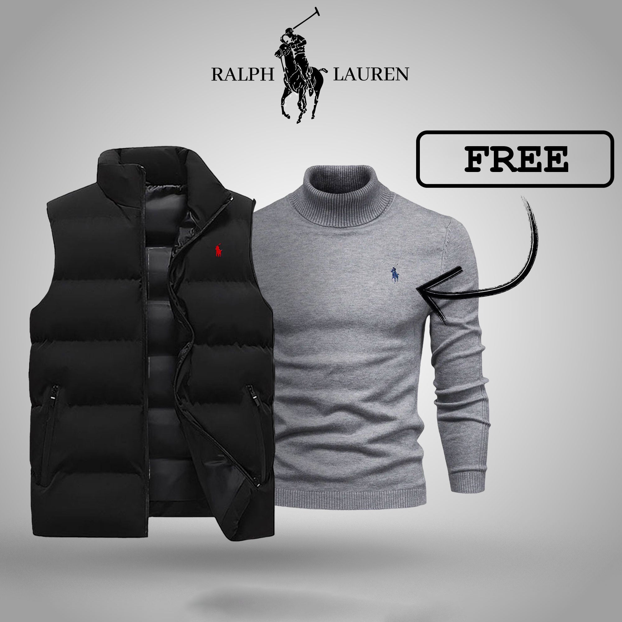 RL Gilet +FREE Pullover