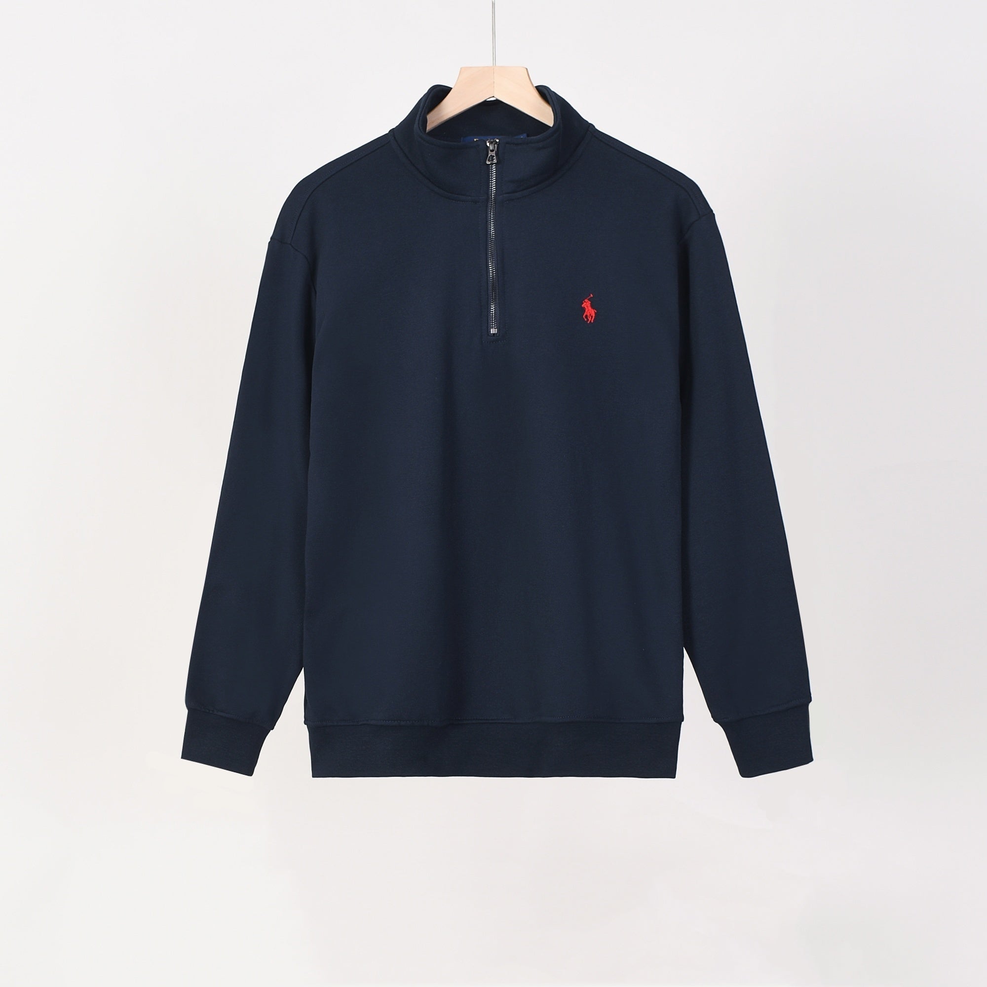 RL Quarter-Zip Cotton Sweatshirt