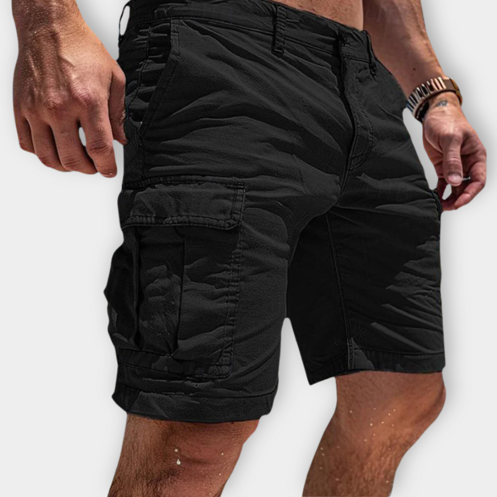 Elio Cotton Cargo Shorts