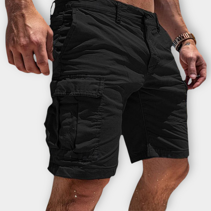 Elio Cotton Cargo Shorts