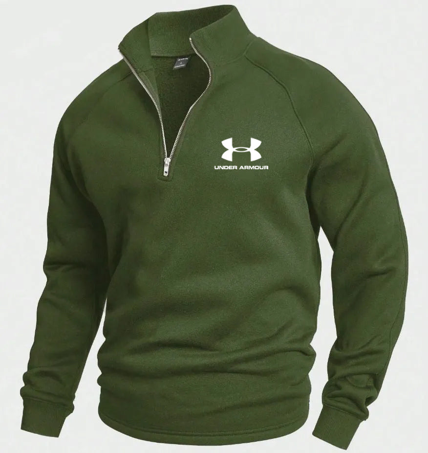 UA Cotton Half Zip Jumper