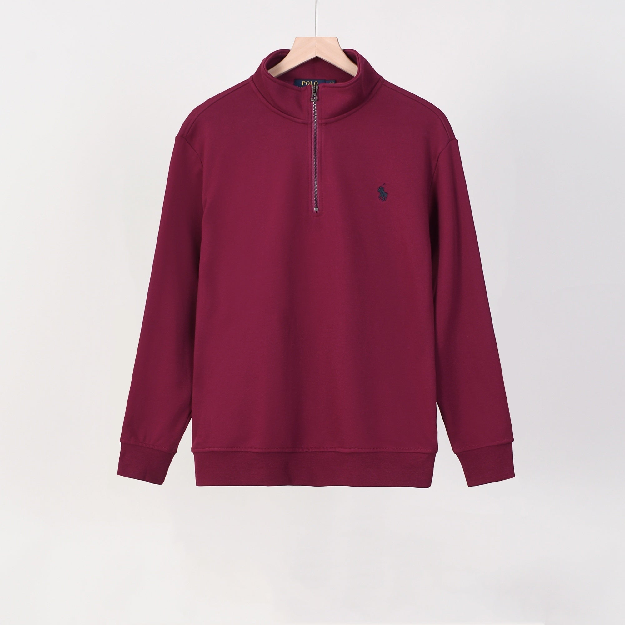 RL Quarter-Zip Cotton Sweatshirt