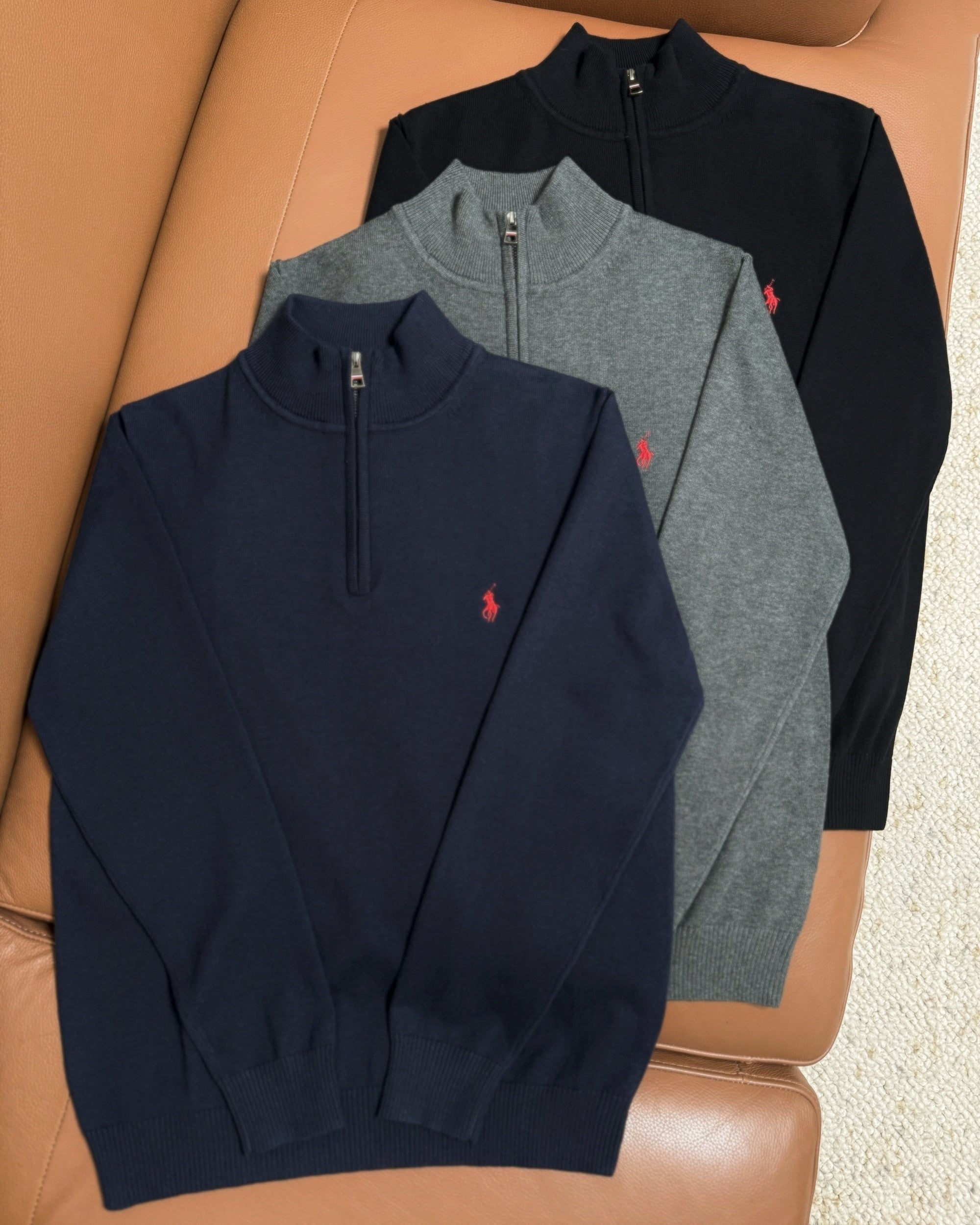 RL Quarter-Zip Winter Sweatshirt