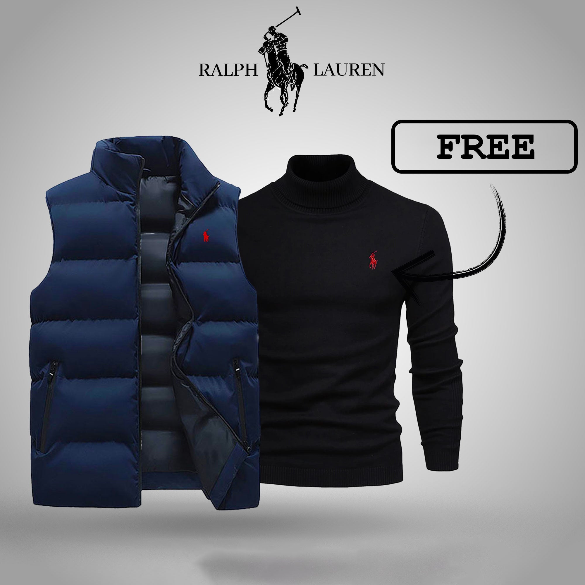 RL Gilet +FREE Pullover