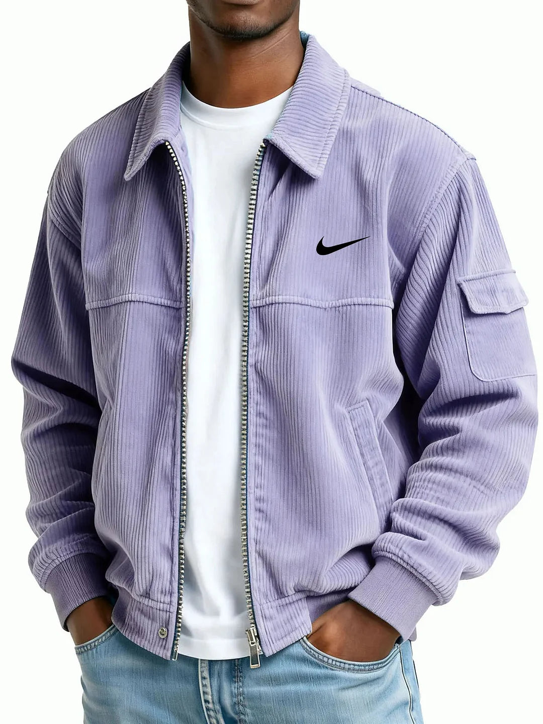 NK | Loose Zipper Jacket