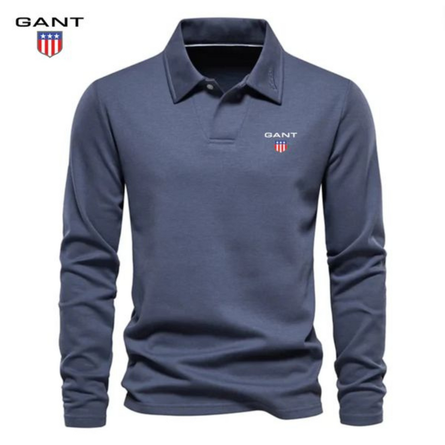 Long-sleeved polo shirt